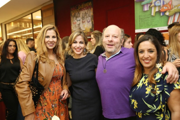 Carla Daniel, Ana Bugarim,  Charles Paraventi e Katia Moraes (Foto: Alessandro Mendes)